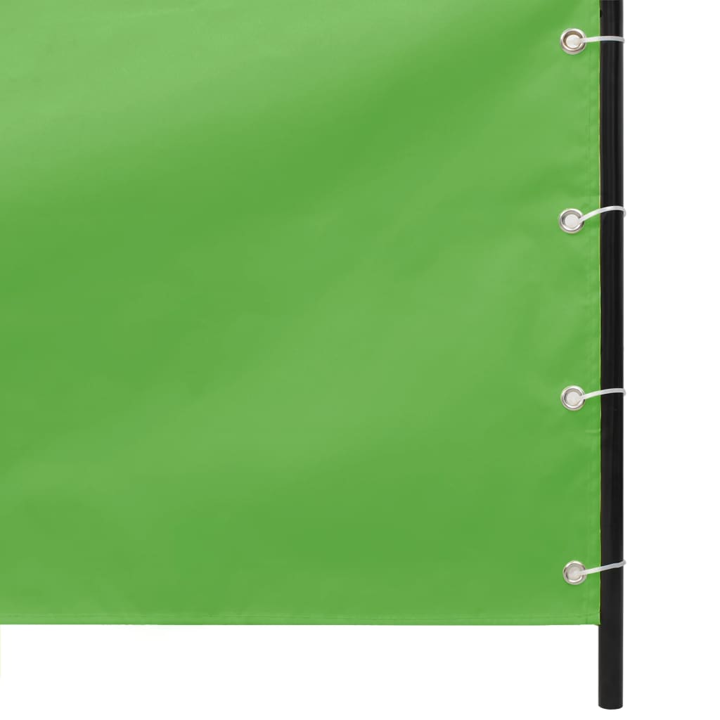 Paravento per Balcone Verde Chiaro 80x240 cm in Tessuto Oxford - homemem39
