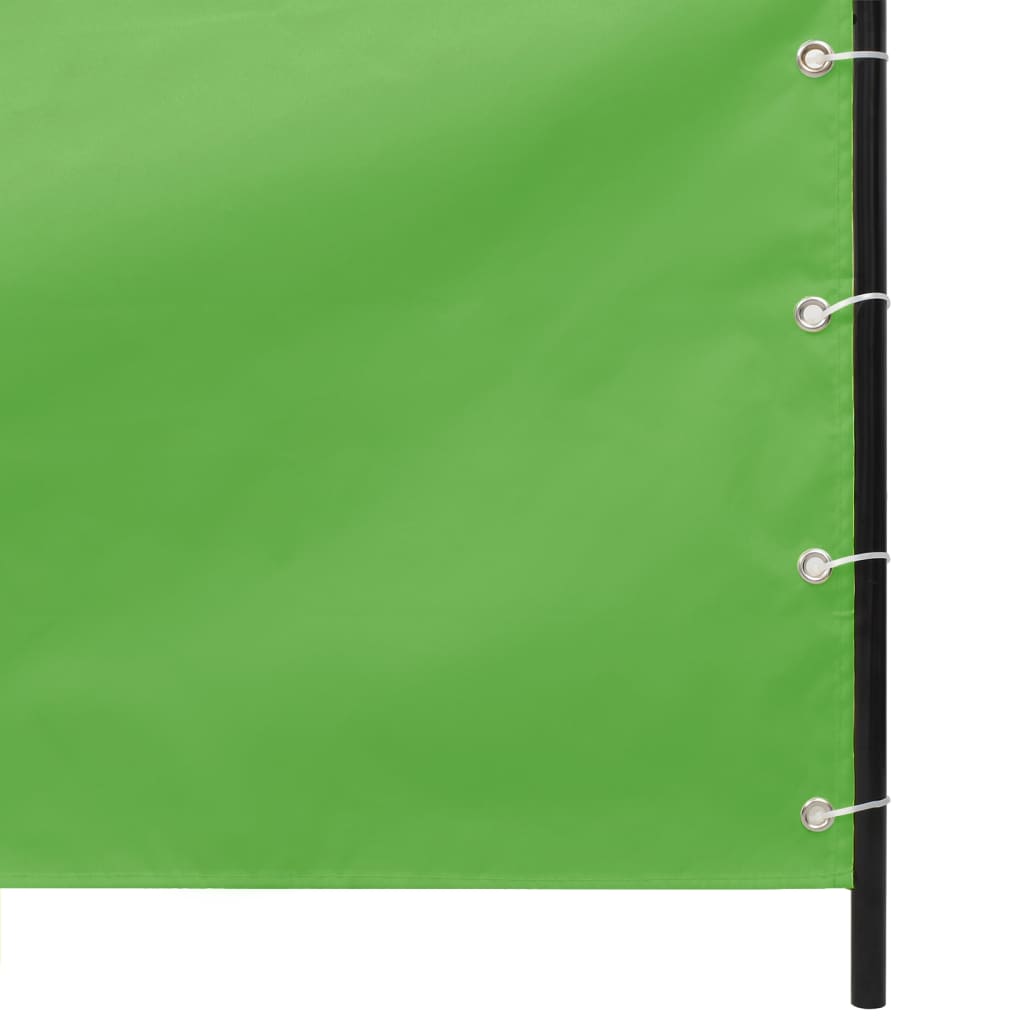 Paravento per Balcone Verde Chiaro 120x240 cm in Tessuto Oxford | homemem39
