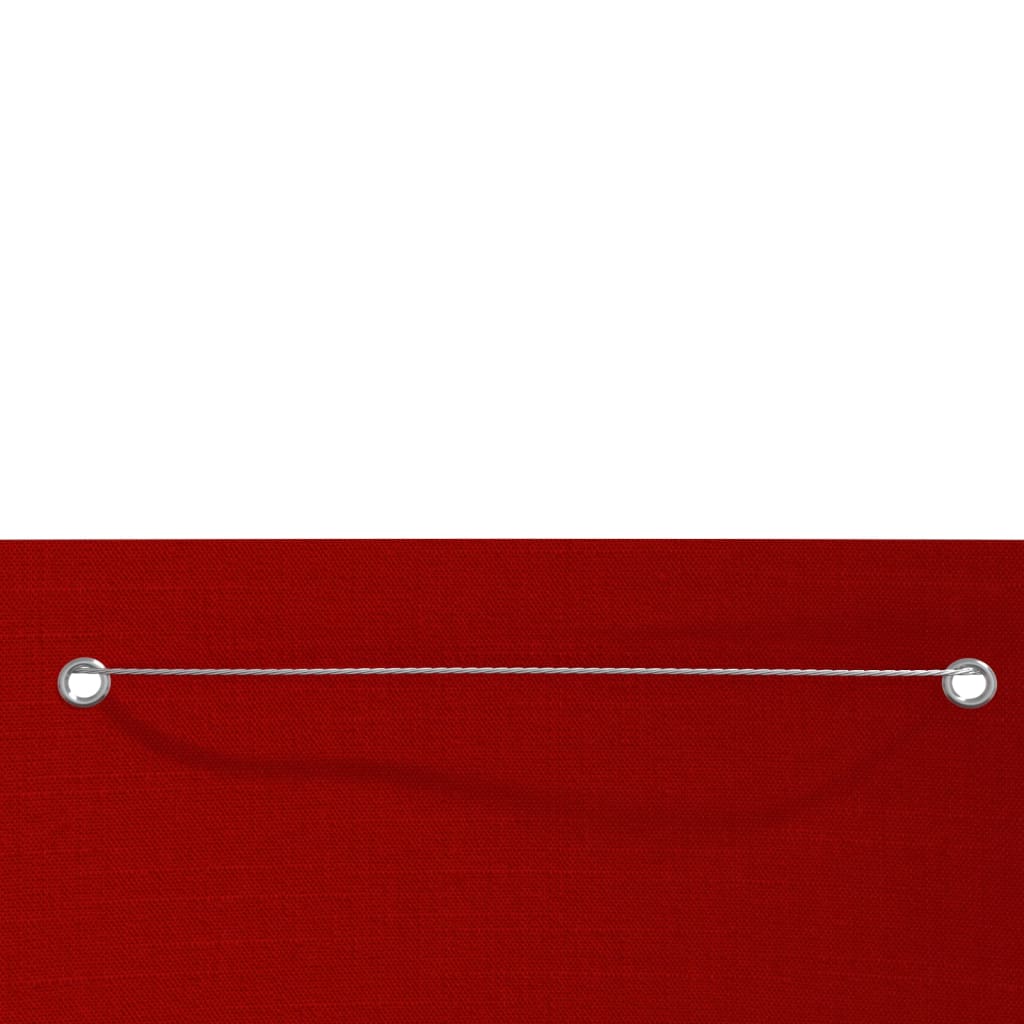Paravento per Balcone Rosso 120x240 cm in Tessuto Oxford | homemem39