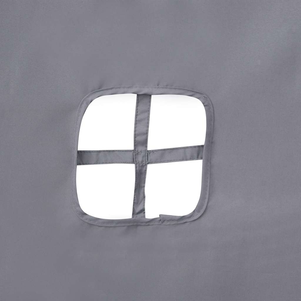 Tenda Tipi Bambini con Borsa Grigio Microfibra 120x120x150cm