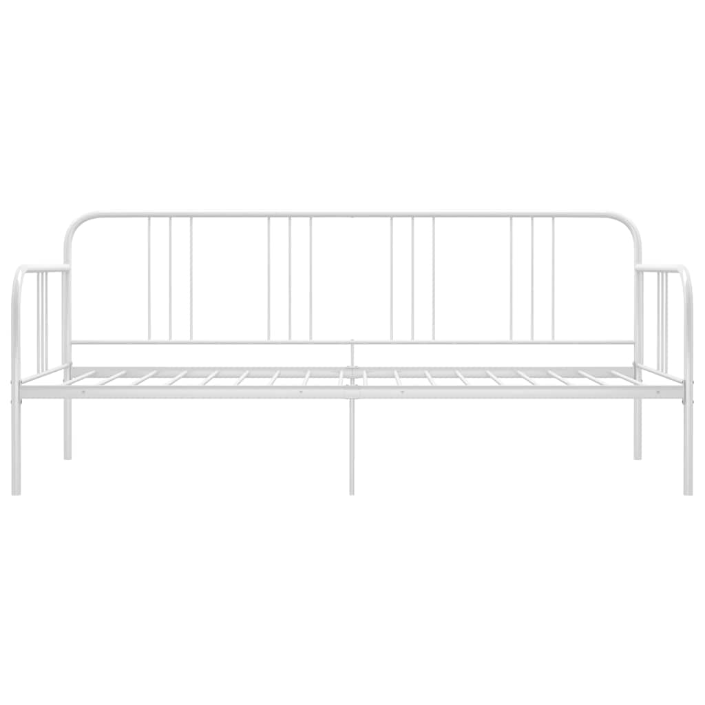 Divano Letto Bianco in Metallo 90x200 cm