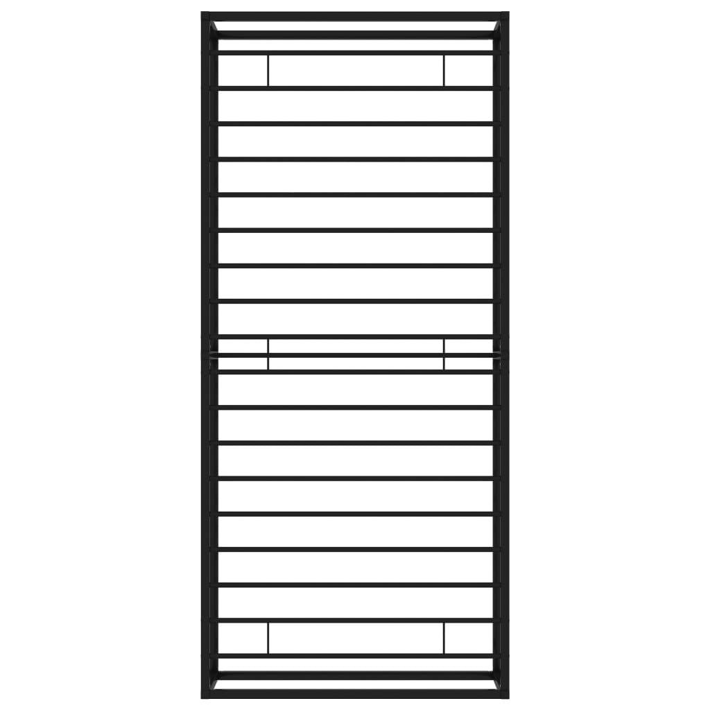 Giroletto Nero in Metallo 100x200 cm - homemem39
