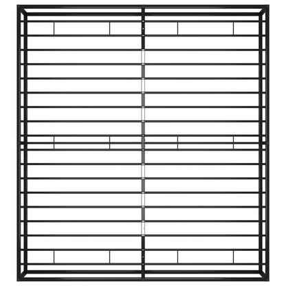 Giroletto Nero in Metallo 180x200 cm - homemem39