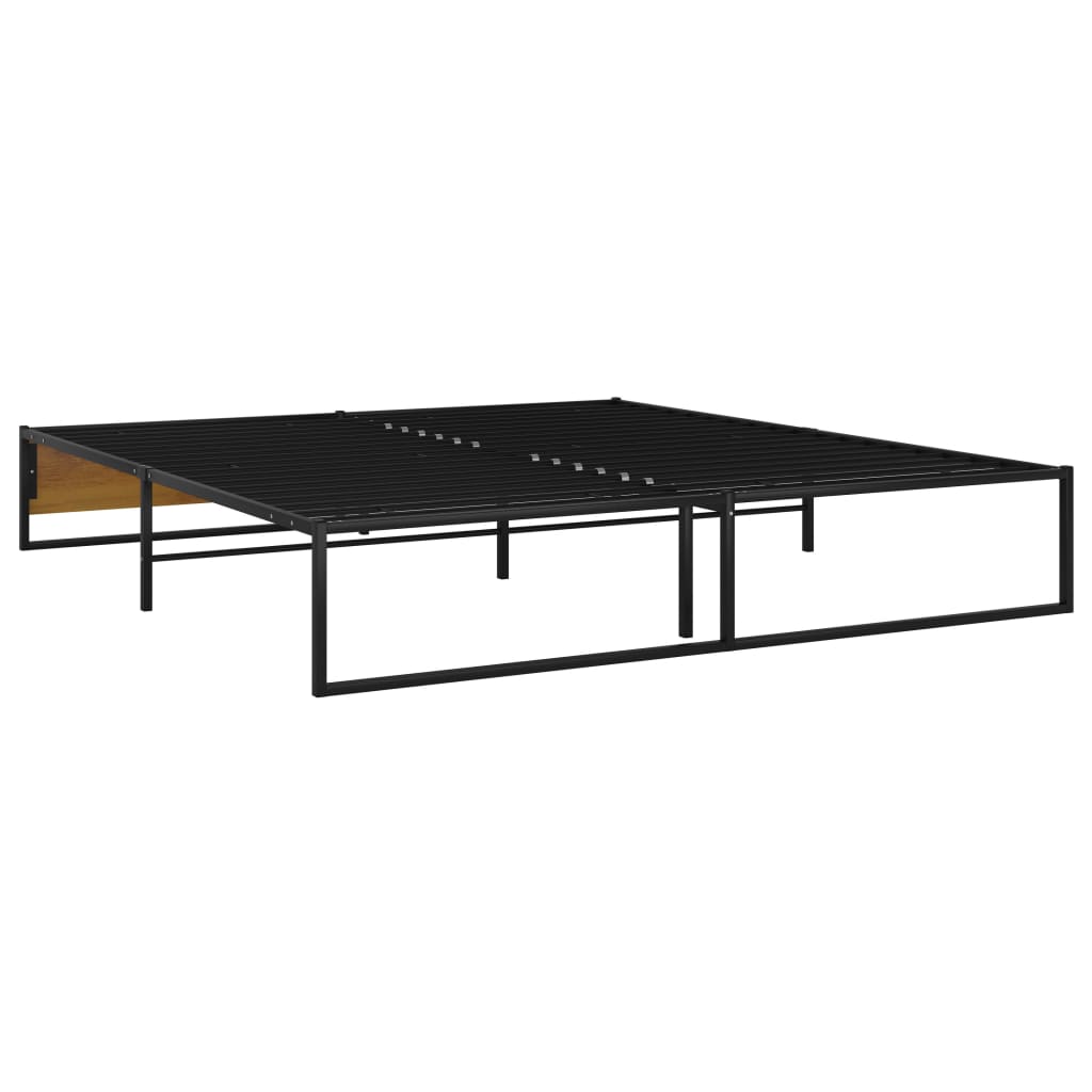 Giroletto Nero in Metallo 160x200 cm | homemem39
