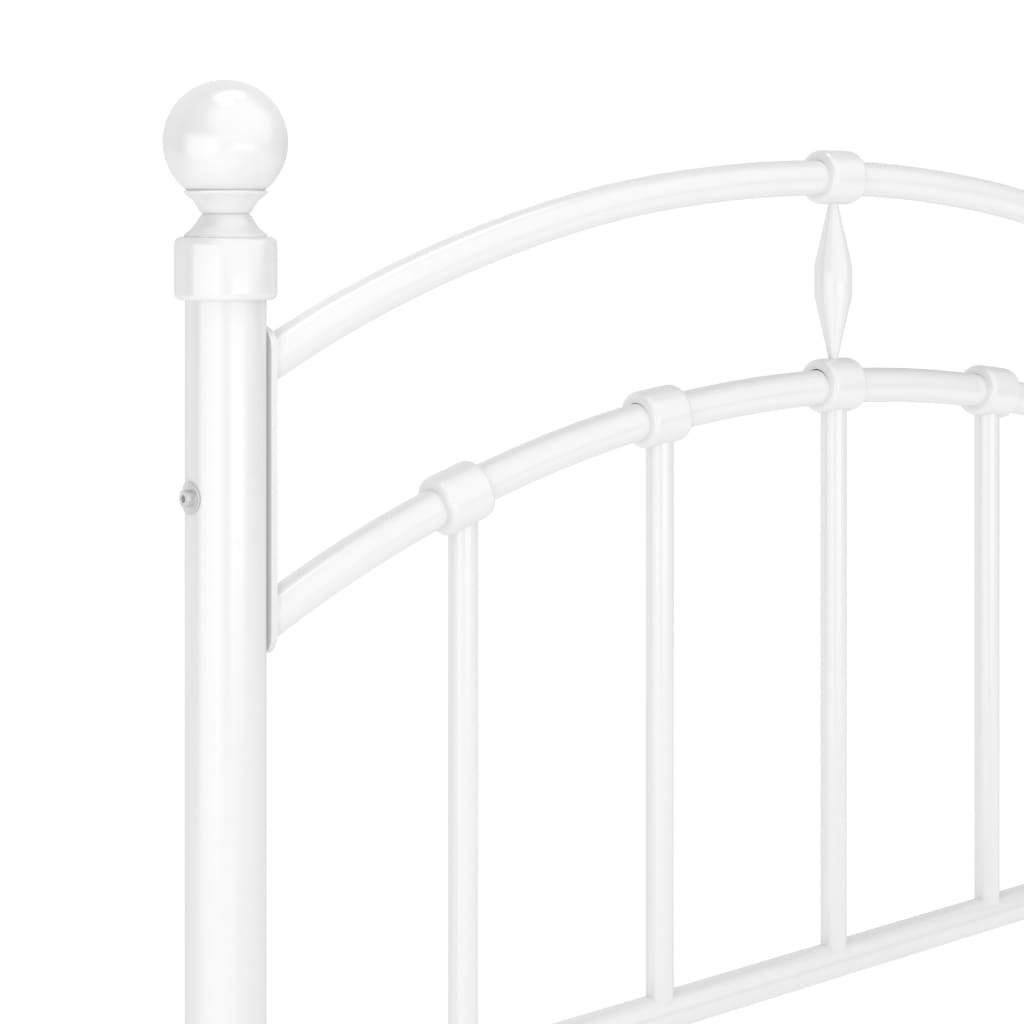 Giroletto Bianco in Metallo 100x200 cm - homemem39