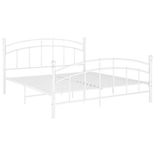 Giroletto Bianco in Metallo 180x200 cm - homemem39