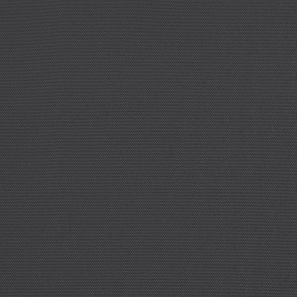 Ombrellone a Sbalzo con Palo e Luci a LED Nero 350 cm | homemem39