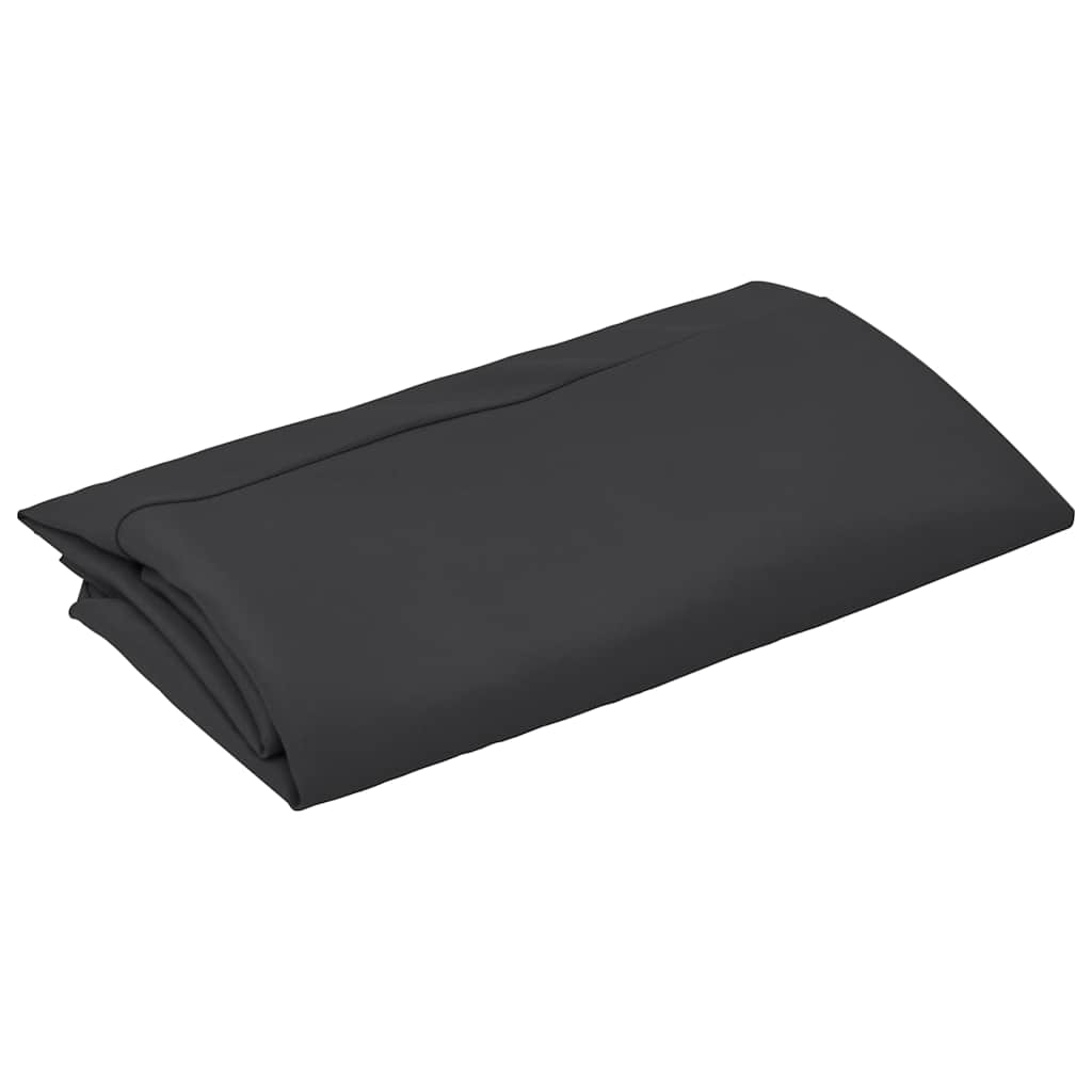 Telo di Ricambio per Ombrellone Nero 300 cm