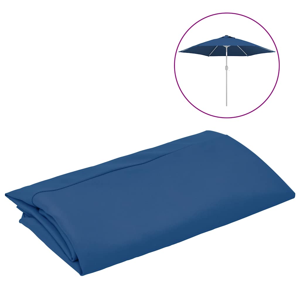 Telo di Ricambio per Ombrellone Azzurro 300 cm | homemem39