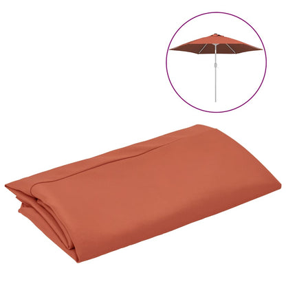 Telo di Ricambio per Ombrellone Terracotta 300 cm | homemem39