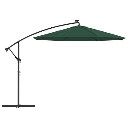 Telo di Ricambio per Ombrellone Bianco Verde 350 cm | homemem39