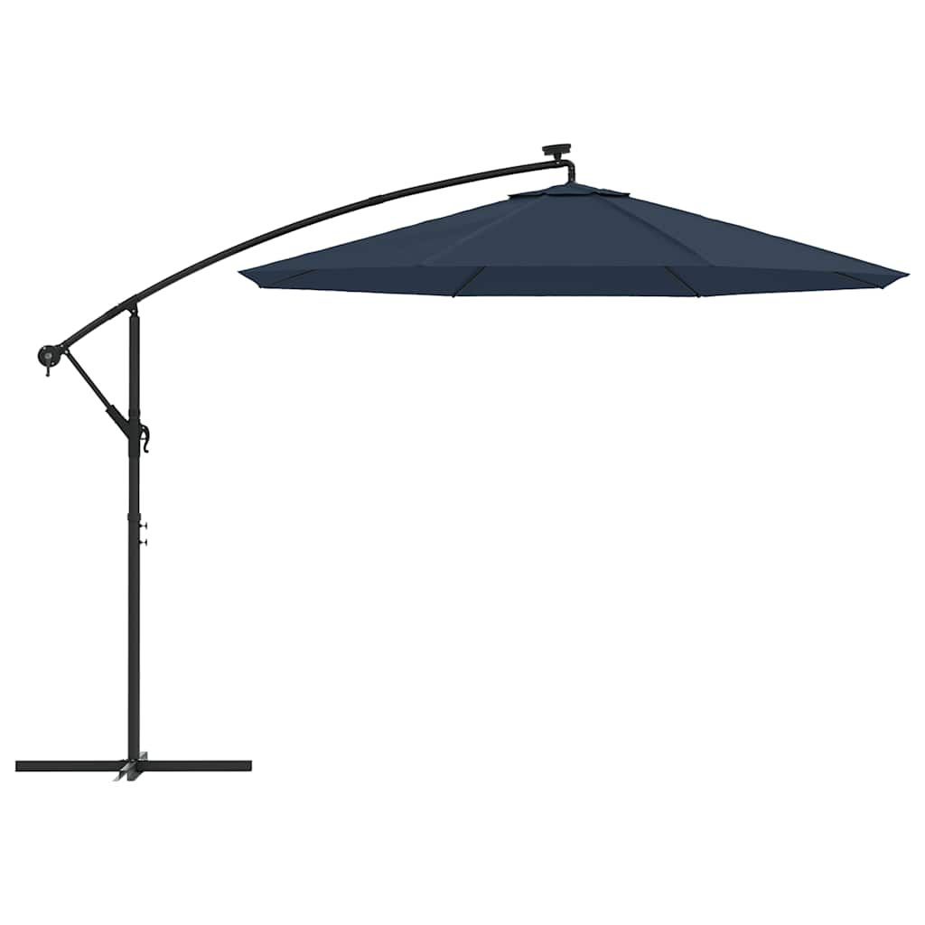 Telo di Ricambio per Ombrellone Bianco Blu 350 cm | homemem39