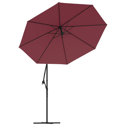 Tessuto di ricambio per ombrellone Rosso bordeaux 350 cm