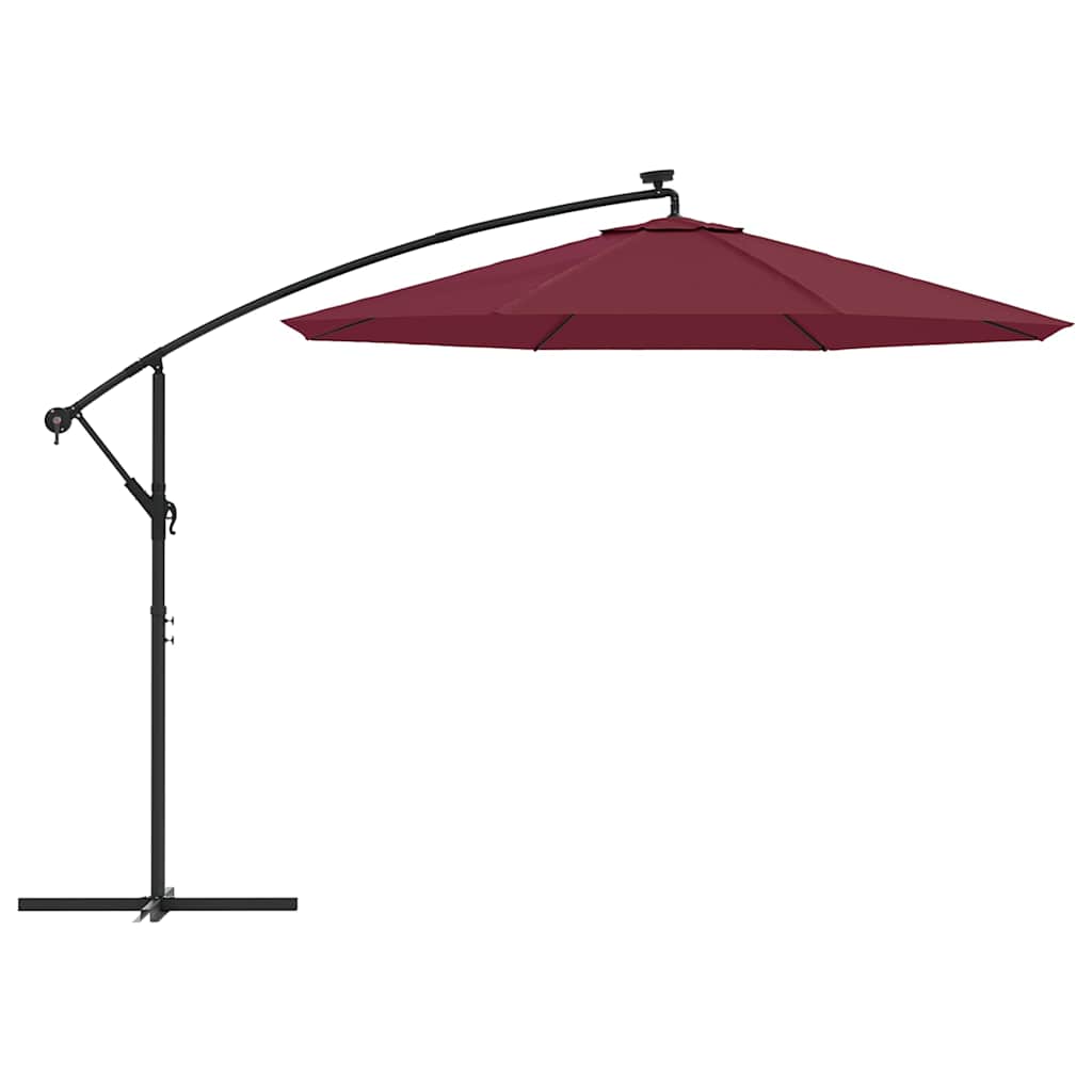 Tessuto di ricambio per ombrellone Rosso bordeaux 350 cm