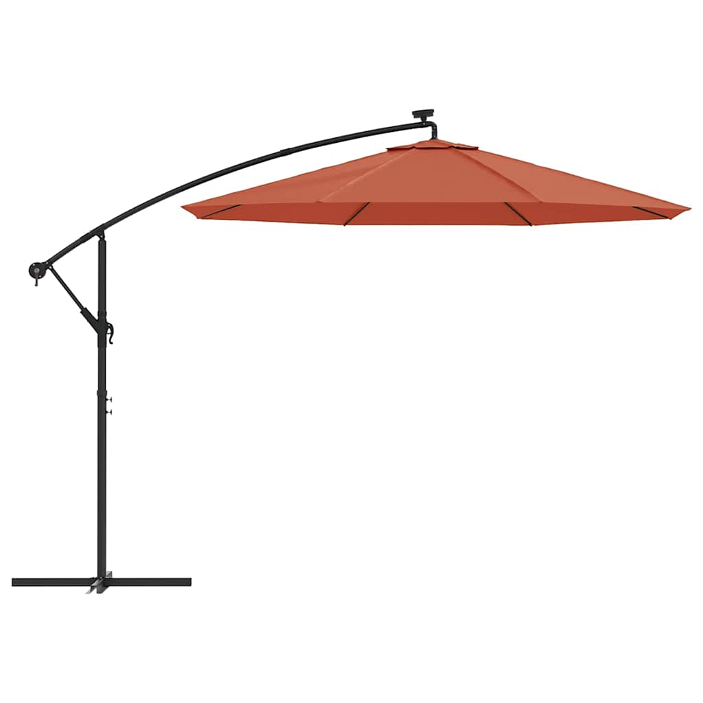 Telo di Ricambio per Ombrellone Grigio Terracotta 350 cm | homemem39