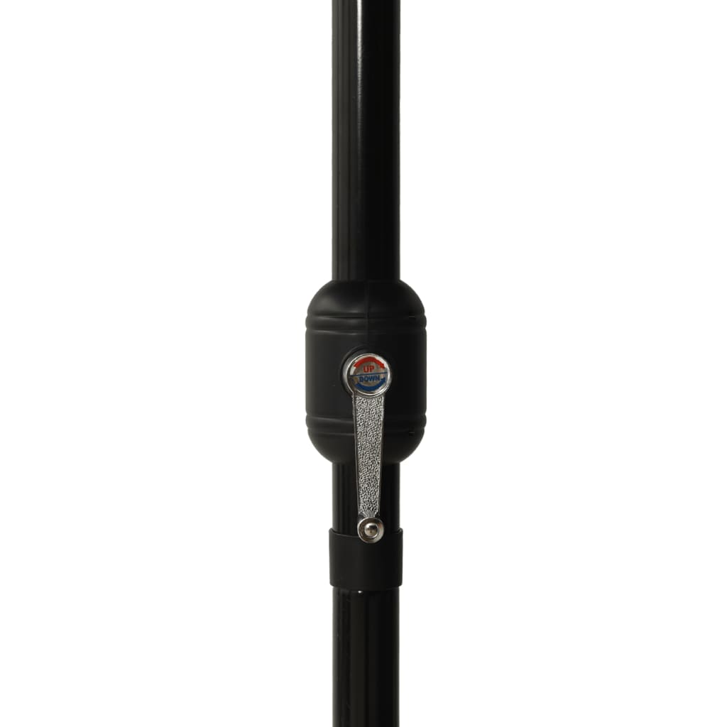 Ombrellone a 3 Livelli con Palo in Alluminio Antracite 2,5x2,5m | homemem39