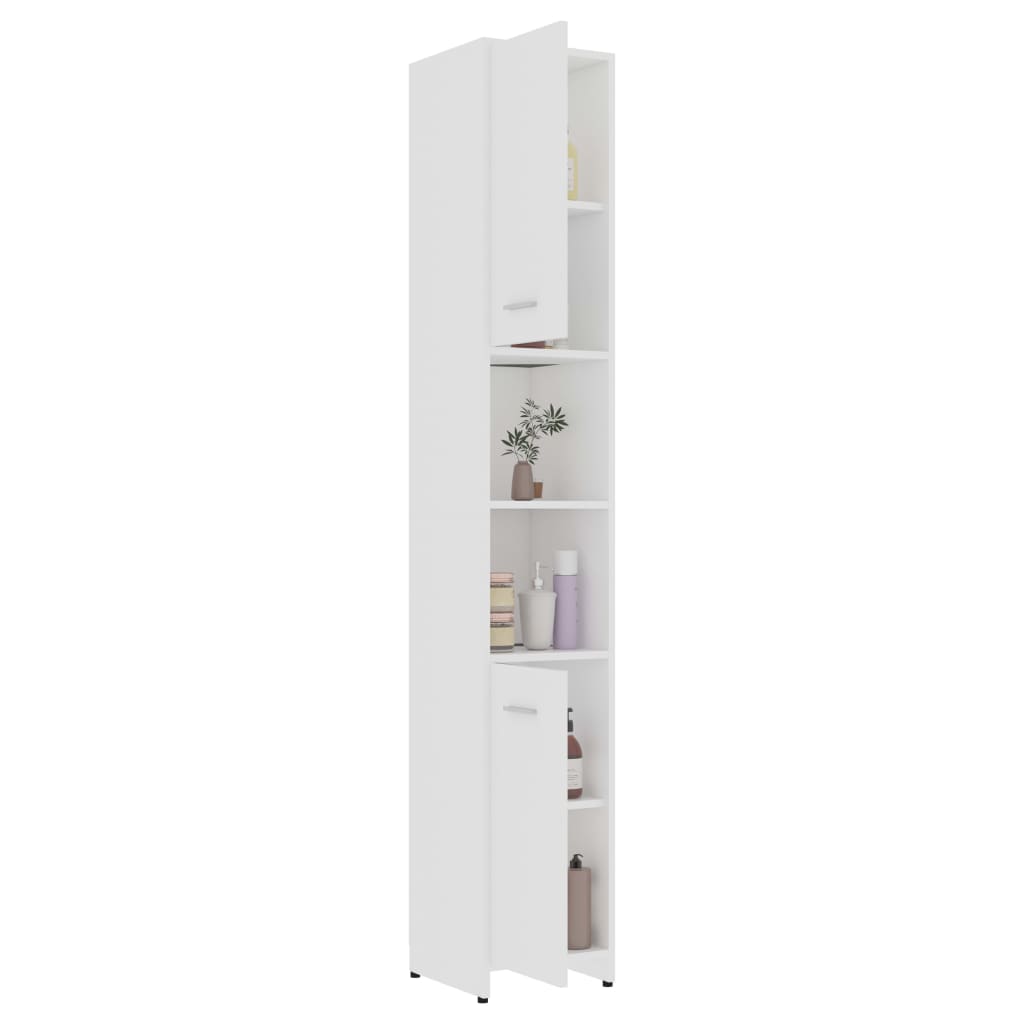 Set Mobili da Bagno 3 pz Bianco in Truciolato | homemem39