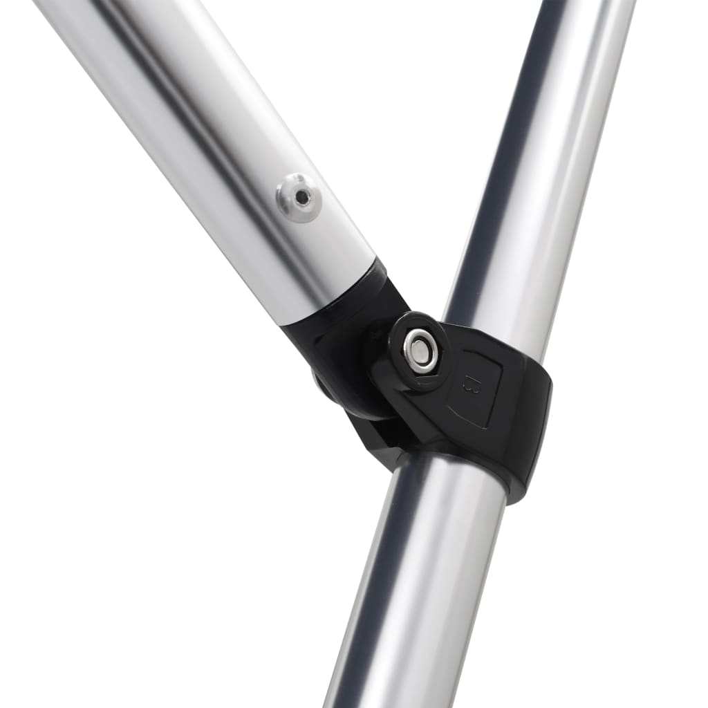 Bimini di Prua con Tendalino a 4 Archi Antracite 243x210x137 cm - homemem39