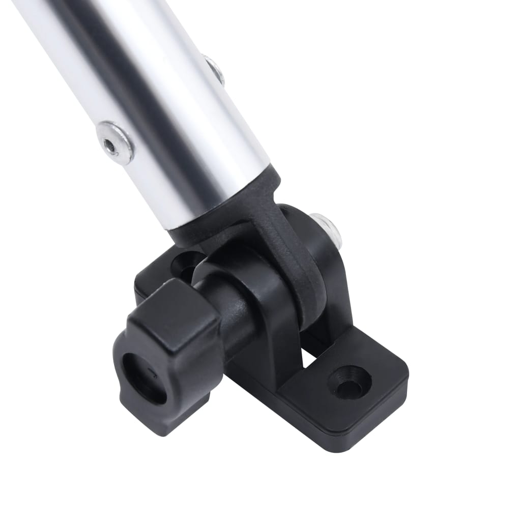 Bimini di Prua Tendalino a 4 Archi Bianco 243x(230-244)x137 cm - homemem39