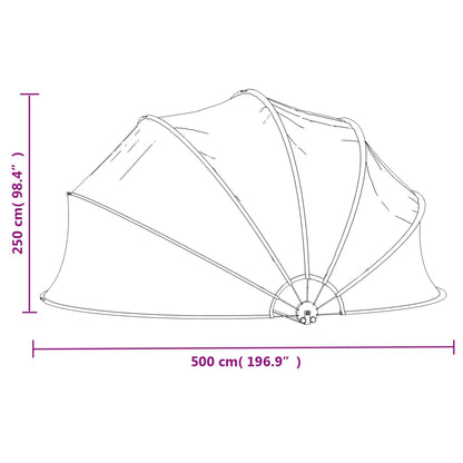 Cupola per Piscina 500x250 cm - homemem39