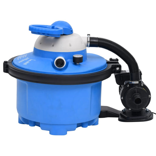 Pompa con Filtro a Sabbia Blu e Nera 385x620x432 mm 200W 25L - homemem39