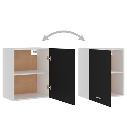 Mobili Pensili “Lyon” 2 pz Neri 50x31x60 cm | homemem39