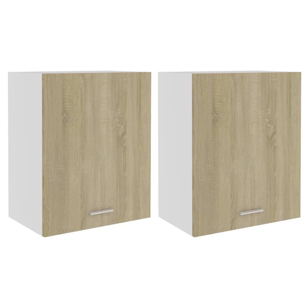Mobili Pensili “Lyon” 2 pz Rovere Sonoma 50x31x60 cm - homemem39