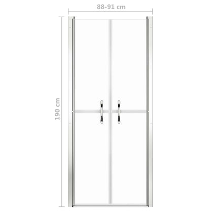 Porta per Doccia in ESG Trasparente 91x190 cm - homemem39