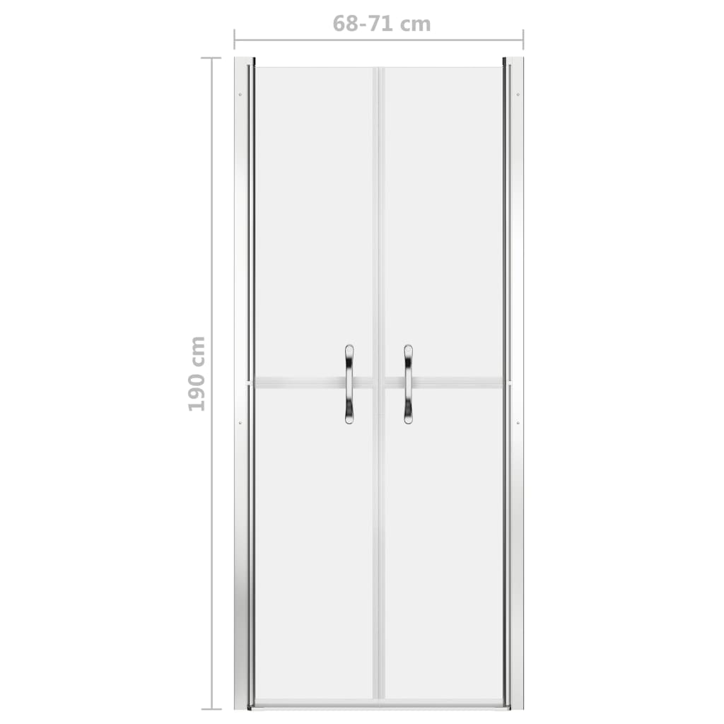 Porta per Doccia in ESG Satinato 71x190 cm | homemem39