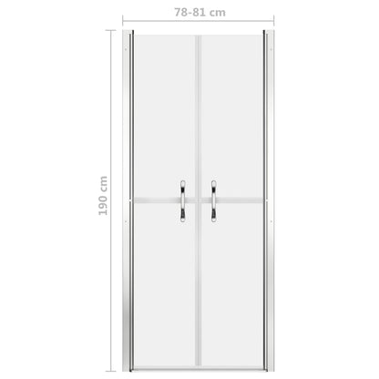 Porta per Doccia in ESG Satinato 81x190 cm | homemem39