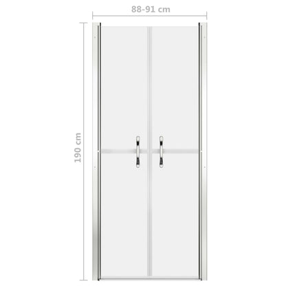 Porta per Doccia in ESG Satinato 91x190 cm