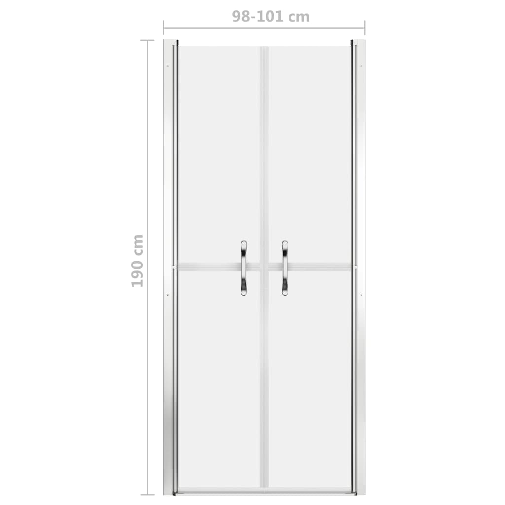 Porta per Doccia in ESG Satinato 101x190 cm | homemem39