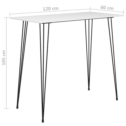 Set da Bar 5 pz Bianco - homemem39