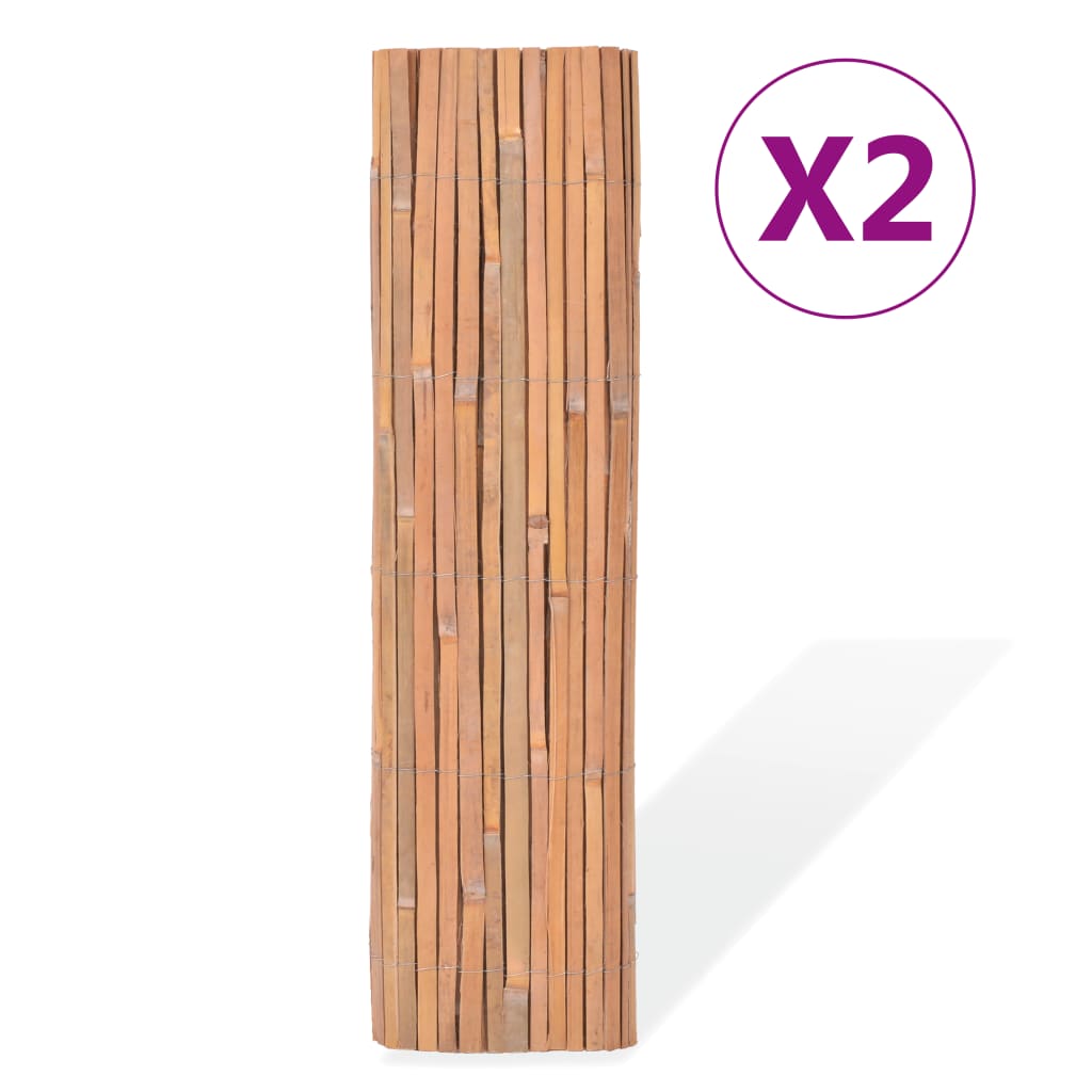 Recinzioni in Bambù 2 pz 100x400 cm | homemem39