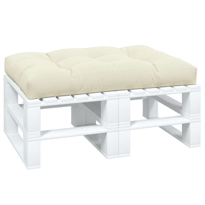 Cuscino per Pallet Crema 120x80x12 cm in Tessuto | homemem39