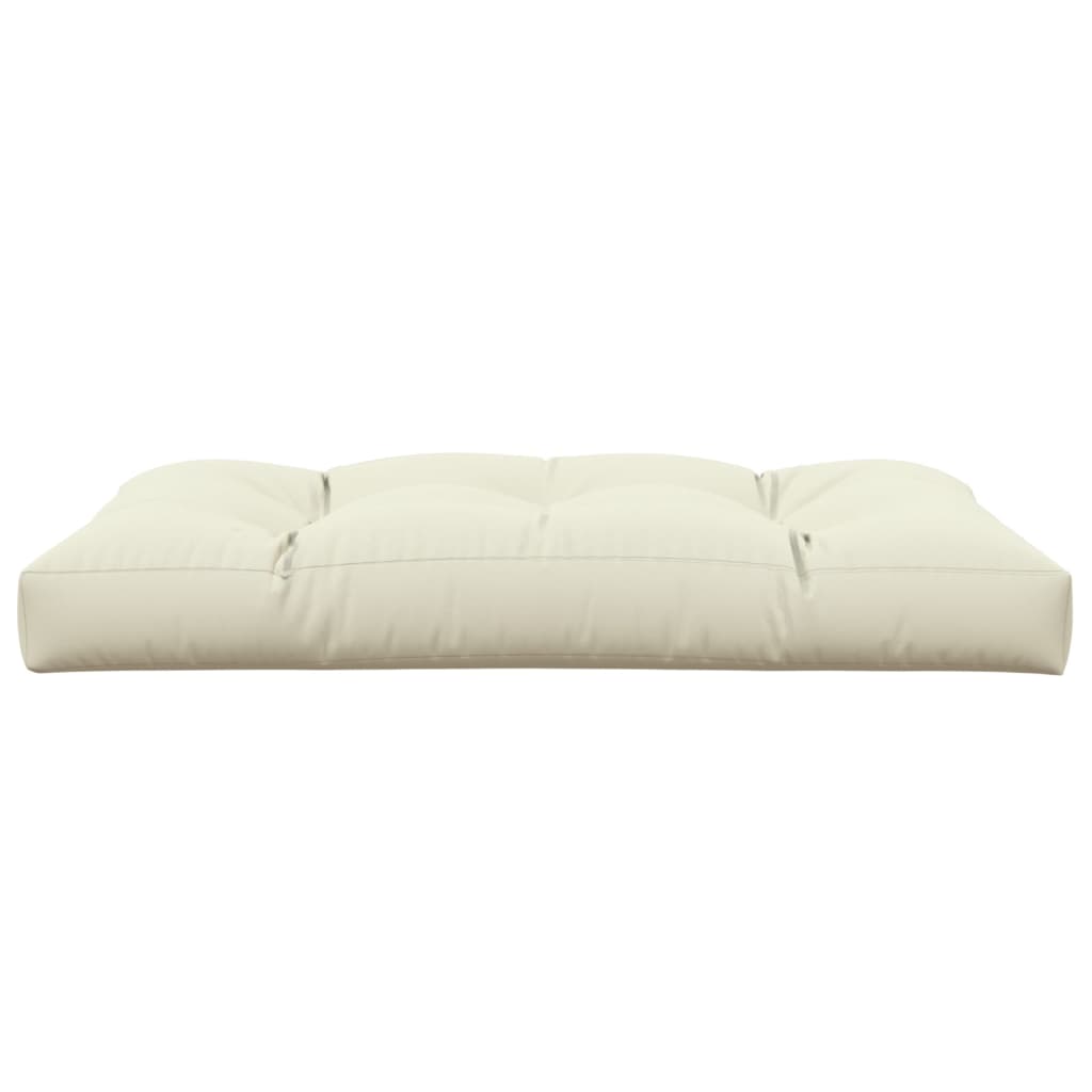 Cuscino per Pallet Crema 120x80x12 cm in Tessuto | homemem39