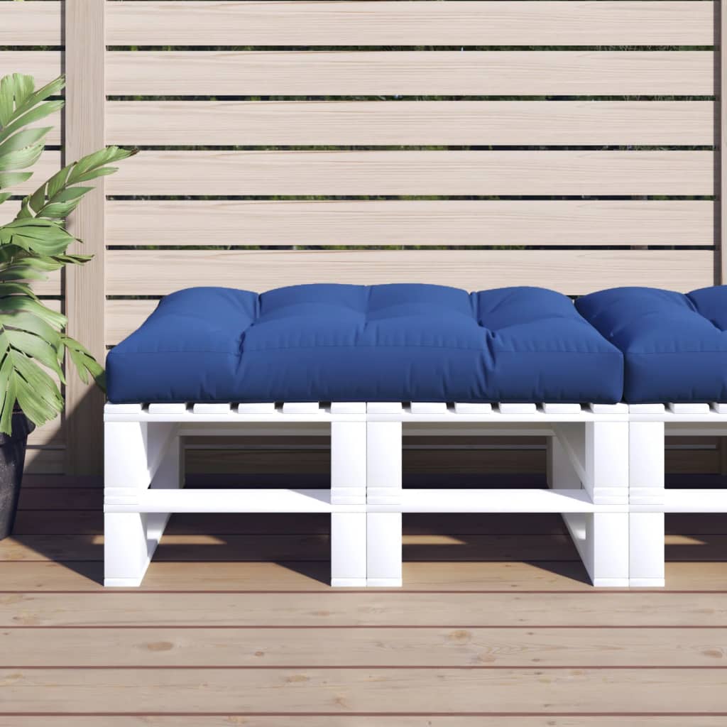 Cuscino per Pallet Blu Reale 120x80x12 cm in Tessuto | homemem39