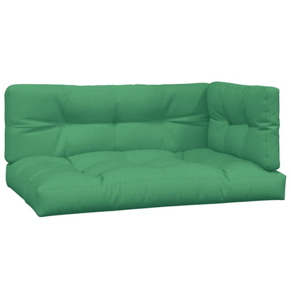 Cuscini per Pallet 3 pz Verdi in Tessuto | homemem39