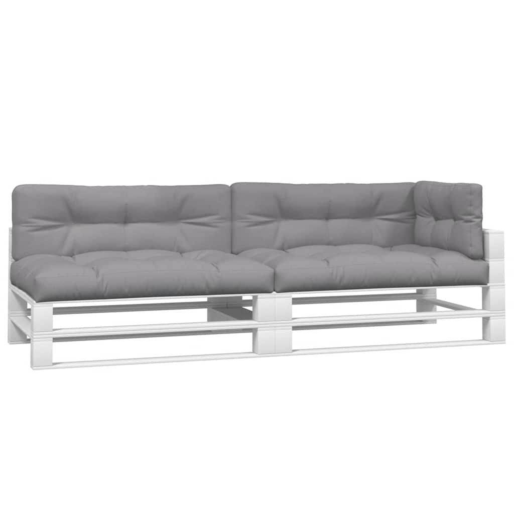 Cuscini per Pallet 5 pz Grigi in Tessuto | homemem39