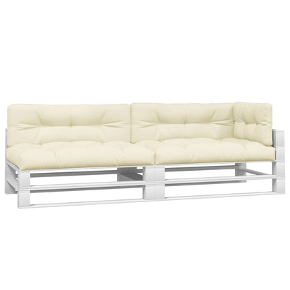 Cuscini per Pallet 5 pz Crema in Tessuto | homemem39
