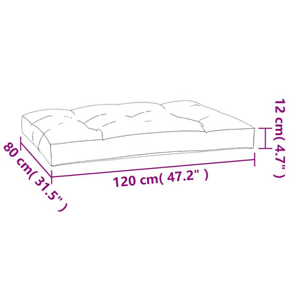 Cuscini per Pallet 5 pz Crema in Tessuto | homemem39