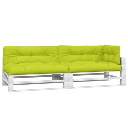 Cuscini per Pallet 5 pz Verde Intenso in Tessuto - homemem39