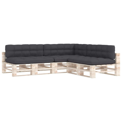 Cuscini per Divano su Pallet 7 pz Antracite | homemem39