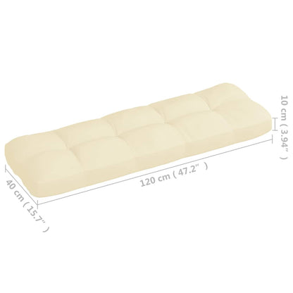 Cuscini per Divani su Pallet 7 pz Crema | homemem39