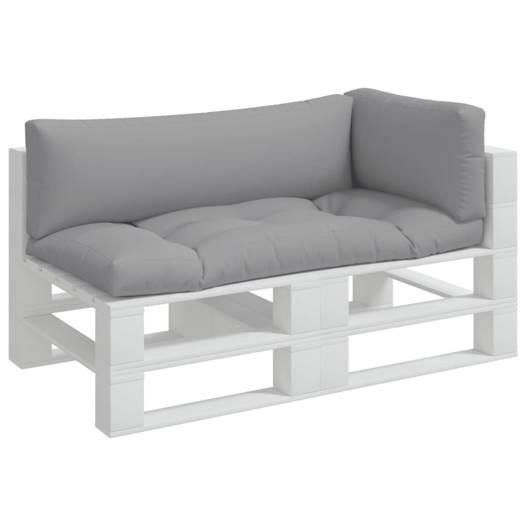 Cuscini per Pallet 3 pz Grigi in Tessuto | homemem39