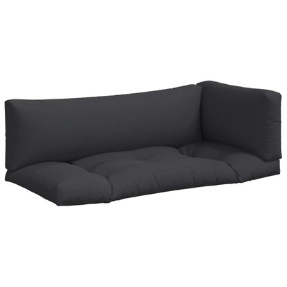 Cuscini per Pallet 3 pz Neri in Tessuto Oxford | homemem39