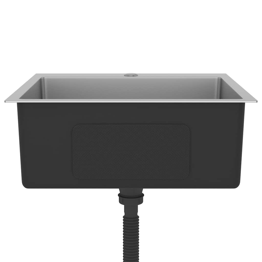 Lavello da Cucina Lavorato a Mano in Acciaio Inox - homemem39