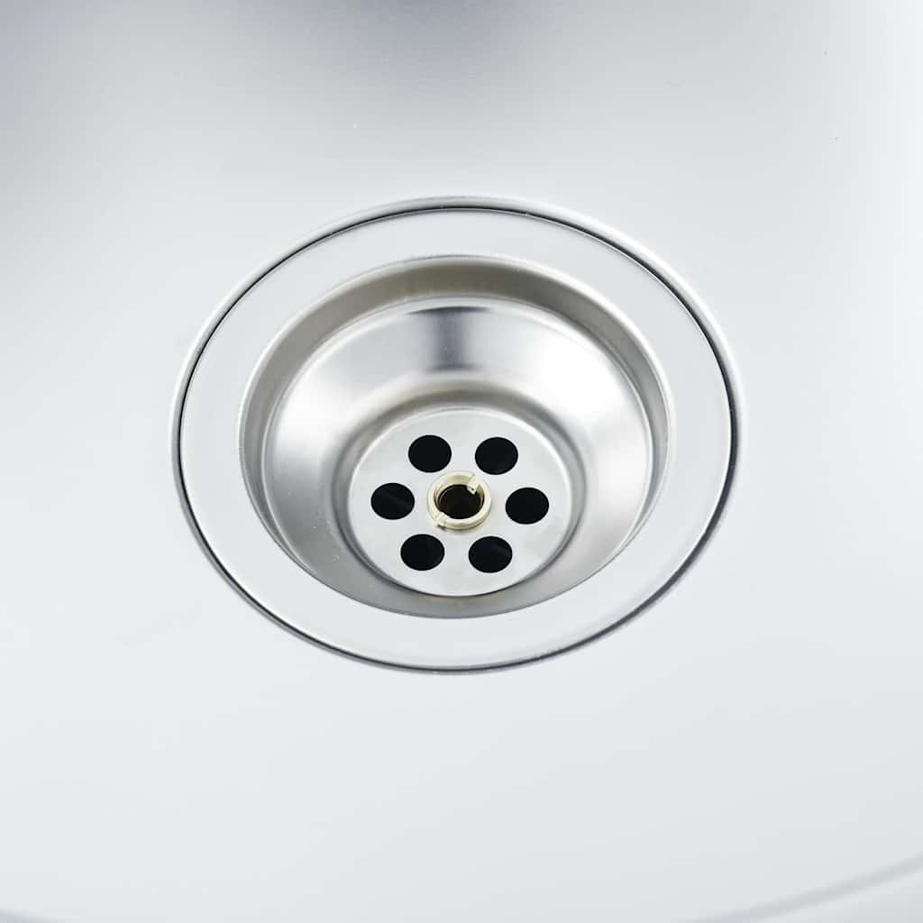 Lavello da Cucina Lavorato a Mano in Acciaio Inox | homemem39
