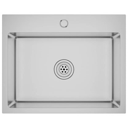 Lavello da Cucina Lavorato a Mano in Acciaio Inox - homemem39