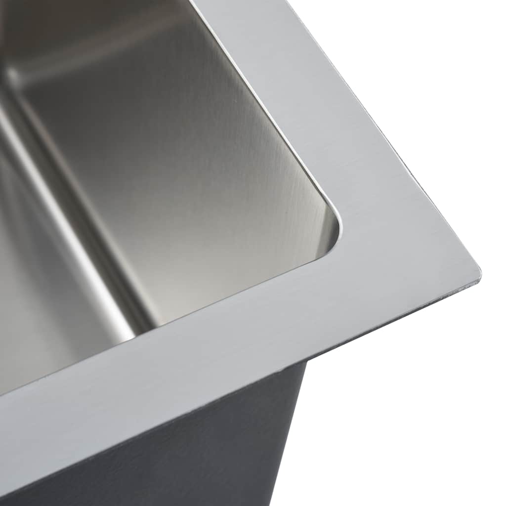 Lavello da Cucina Lavorato a Mano in Acciaio Inox | homemem39